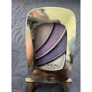 L'Oreal Colour Riche Eye Shadow Quad Stacked Heels Purple  #524 Discontinued NEW